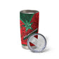 Custom Morocco Football Tumbler Cup Pentagram Red Lion African