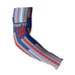 Custom Cape Verde Football Arm Sleeves Monster Blue Shark Striped Style