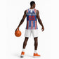 Custom Cape Verde Football Basketball Jersey Monster Blue Shark Striped Style