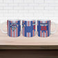Custom Cape Verde Football Ceramic Mug Monster Blue Shark Striped Style