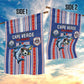 Cape Verde Football Garden Flag Monster Blue Shark Striped Style