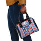 Cape Verde Football Shoulder Handbag Monster Blue Shark Striped Style