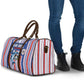 Cape Verde Football Travel Bag Monster Blue Shark Striped Style