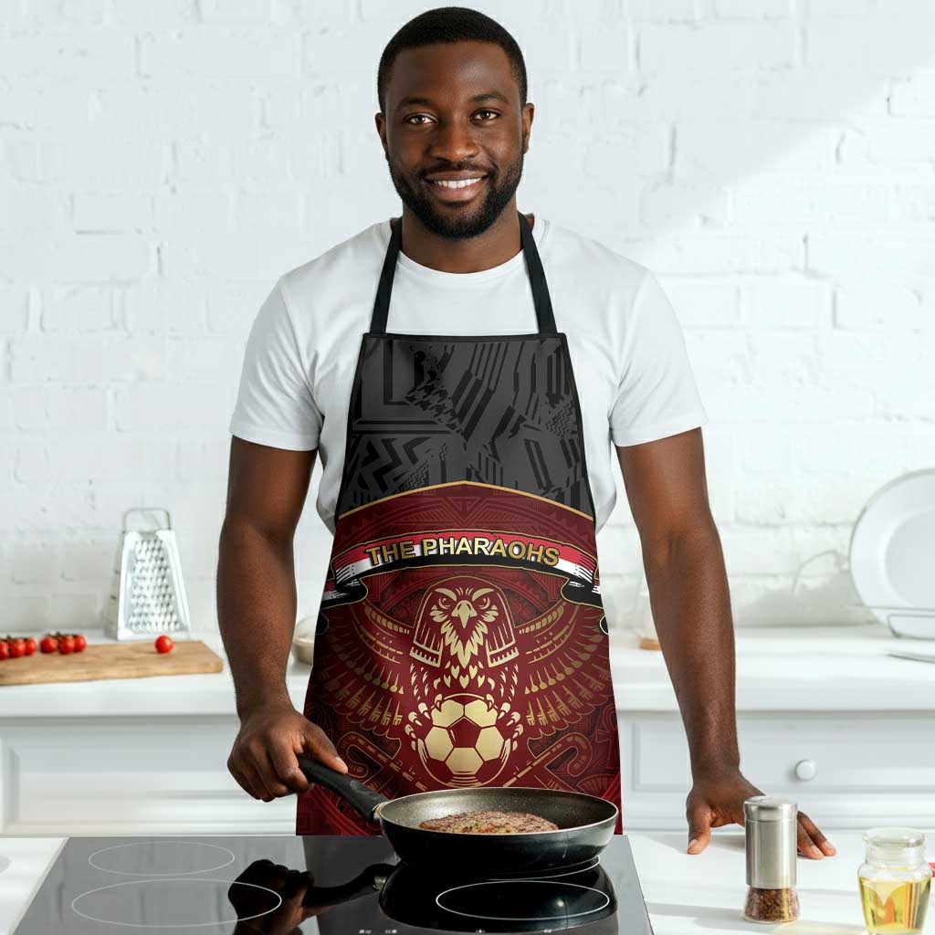 Egypt Football Apron Tribal Eagle With Ancient Egyptian Patterns