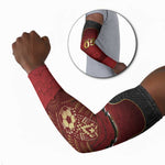 Custom Egypt Football Arm Sleeves Tribal Eagle With Ancient Egyptian Patterns