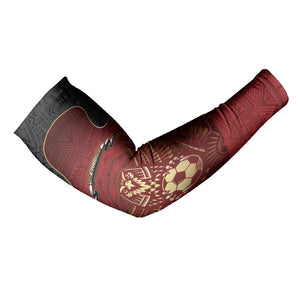 Custom Egypt Football Arm Sleeves Tribal Eagle With Ancient Egyptian Patterns