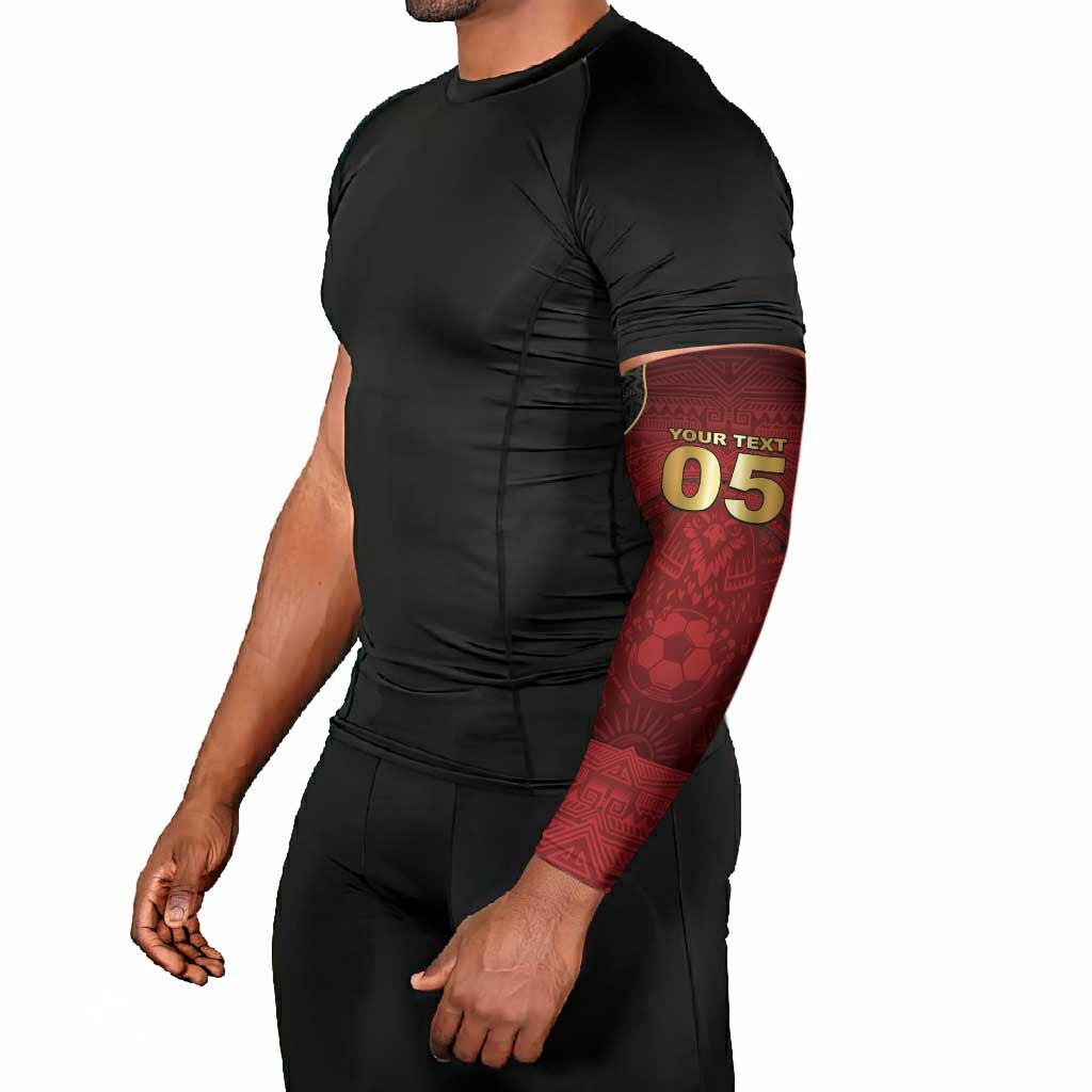 Custom Egypt Football Arm Sleeves Tribal Eagle With Ancient Egyptian Patterns