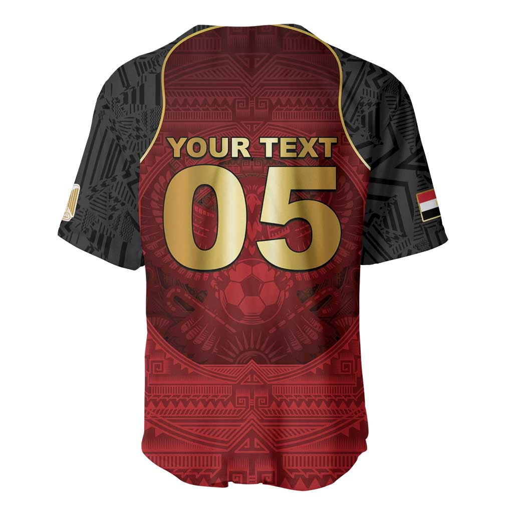 Custom Egypt Football Baseball Jersey Tribal Eagle With Ancient Egyptian Patterns