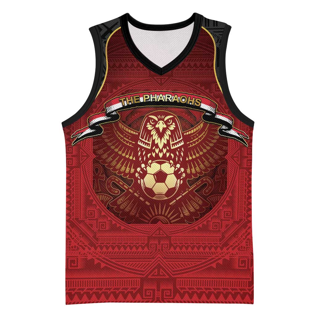 Custom Egypt Football Basketball Jersey Tribal Eagle With Ancient Egyptian Patterns