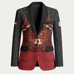 Custom Egypt Football Blazer Tribal Eagle With Ancient Egyptian Patterns