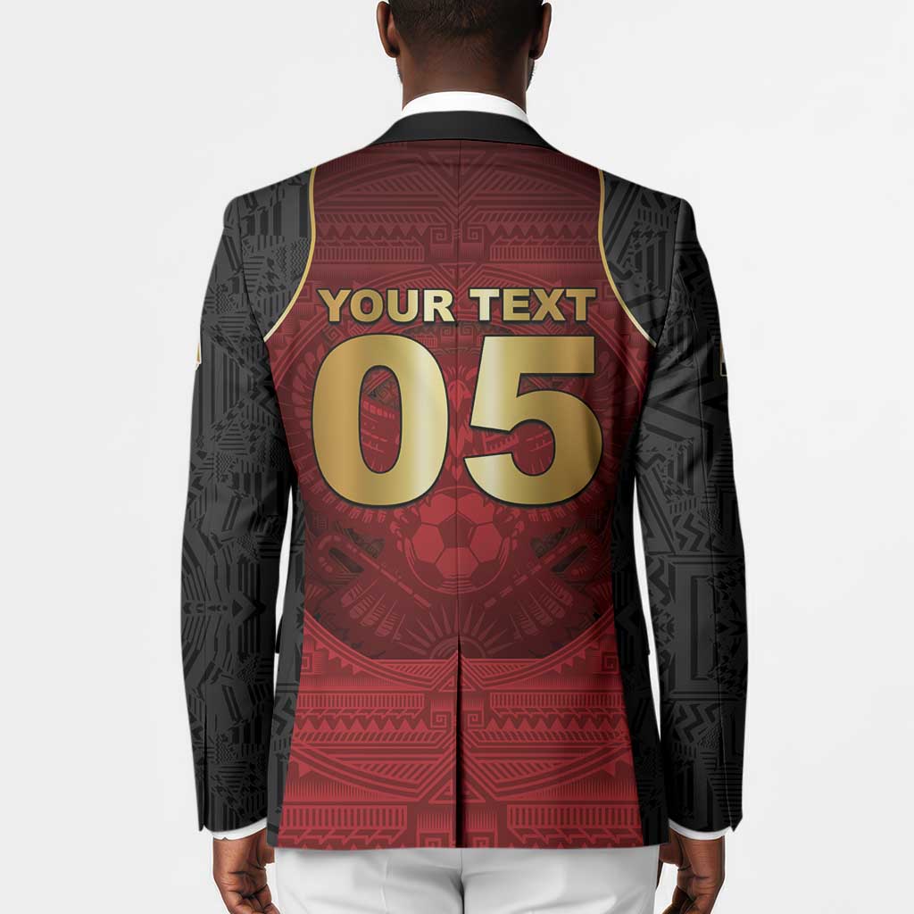 Custom Egypt Football Blazer Tribal Eagle With Ancient Egyptian Patterns