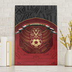 Egypt Football Canvas Wall Art Tribal Eagle With Ancient Egyptian Patterns