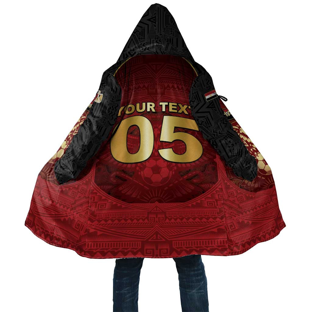 Custom Egypt Football Cloak Tribal Eagle With Ancient Egyptian Patterns