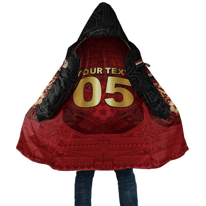 Custom Egypt Football Cloak Tribal Eagle With Ancient Egyptian Patterns