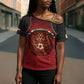 Custom Egypt Football Cross Shoulder Shirt Tribal Eagle With Ancient Egyptian Patterns