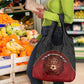 Egypt Football Grocery Bag Tribal Eagle With Ancient Egyptian Patterns