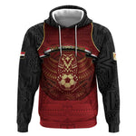 Custom Egypt Football Hoodie Tribal Eagle With Ancient Egyptian Patterns