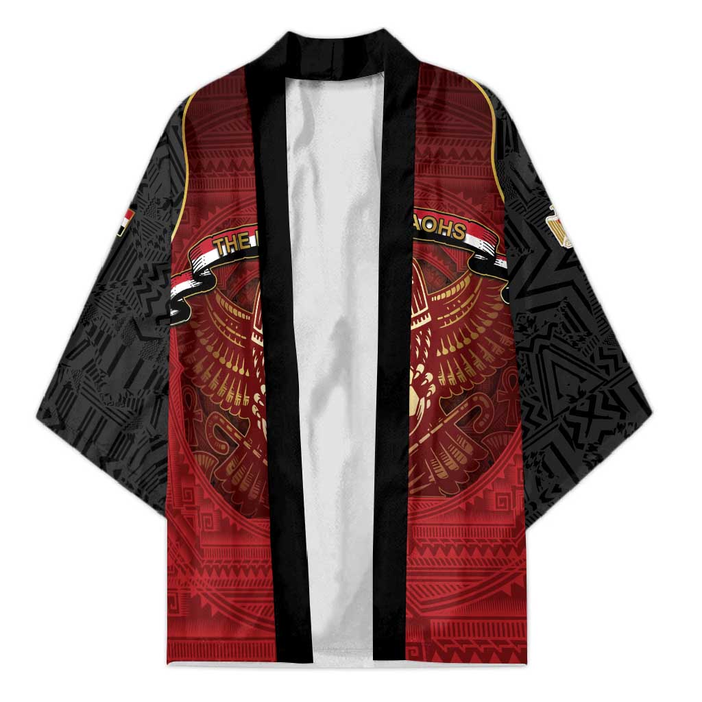 Custom Egypt Football Kimono Tribal Eagle With Ancient Egyptian Patterns
