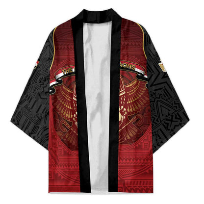 Custom Egypt Football Kimono Tribal Eagle With Ancient Egyptian Patterns