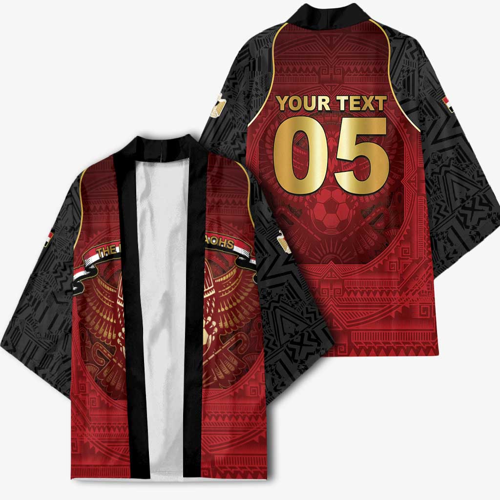 Custom Egypt Football Kimono Tribal Eagle With Ancient Egyptian Patterns