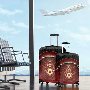 Egypt Football Luggage Cover Tribal Eagle With Ancient Egyptian Patterns