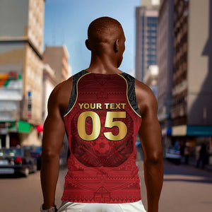 Custom Egypt Football Men Tank Top Tribal Eagle With Ancient Egyptian Patterns