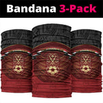 Egypt Football Neck Gaiter Tribal Eagle With Ancient Egyptian Patterns