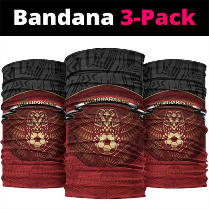 Egypt Football Neck Gaiter Tribal Eagle With Ancient Egyptian Patterns