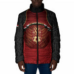 Custom Egypt Football Padded Jacket Tribal Eagle With Ancient Egyptian Patterns