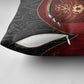 Egypt Football Pillow Cover Tribal Eagle With Ancient Egyptian Patterns