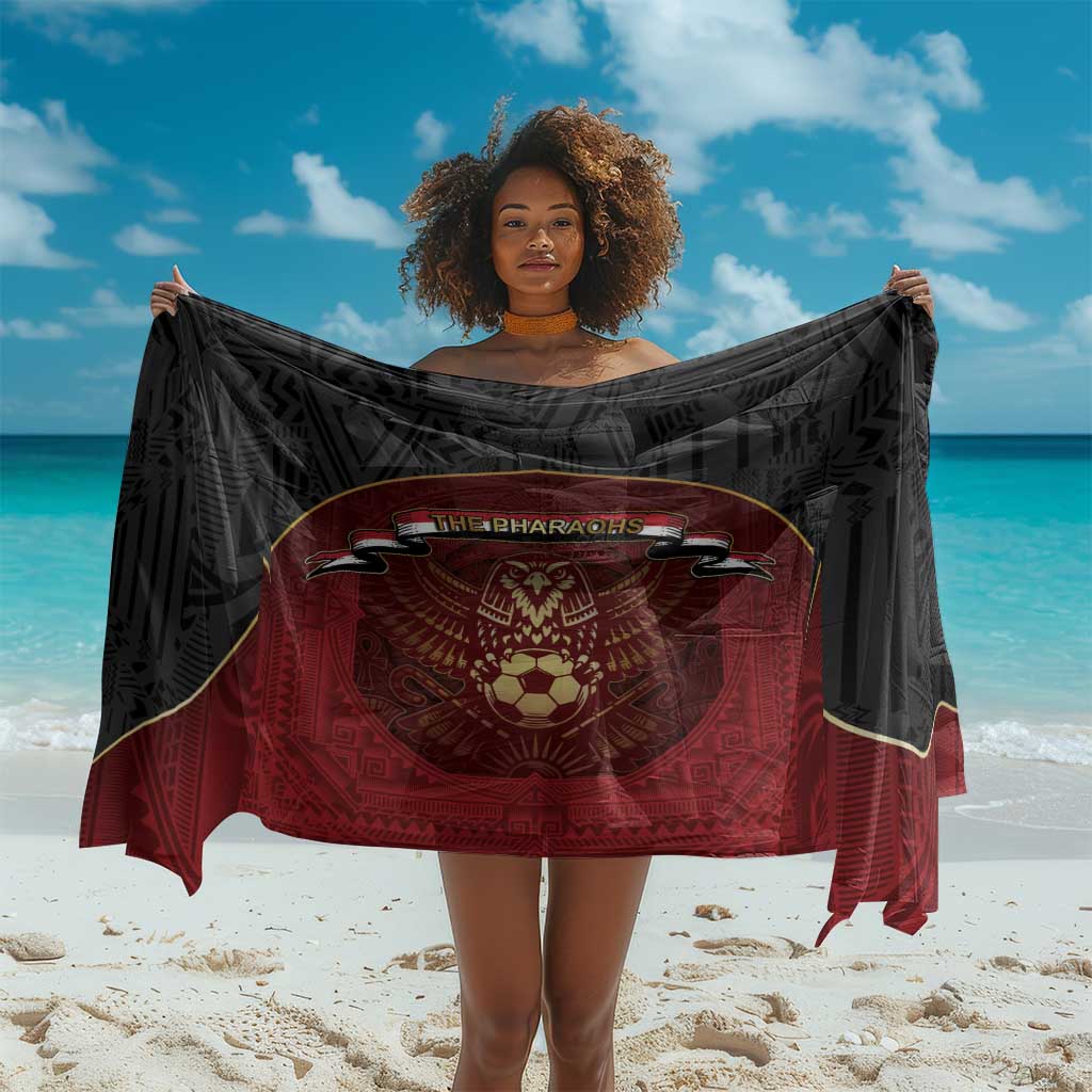 Egypt Football Sarong Tribal Eagle With Ancient Egyptian Patterns