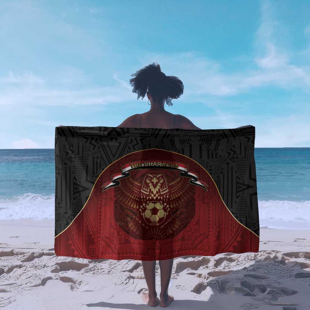 Egypt Football Sarong Tribal Eagle With Ancient Egyptian Patterns