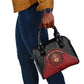 Egypt Football Shoulder Handbag Tribal Eagle With Ancient Egyptian Patterns