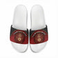 Egypt Football Slide Sandals Tribal Eagle With Ancient Egyptian Patterns