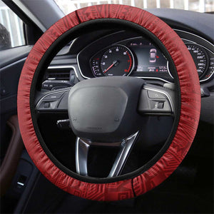 Egypt Football Steering Wheel Cover Tribal Eagle With Ancient Egyptian Patterns