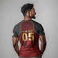 Custom Egypt Football T shirt Tribal Eagle With Ancient Egyptian Patterns