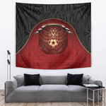 Egypt Football Tapestry Tribal Eagle With Ancient Egyptian Patterns