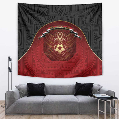 Egypt Football Tapestry Tribal Eagle With Ancient Egyptian Patterns