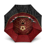 Egypt Football Umbrella Tribal Eagle With Ancient Egyptian Patterns