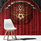 Egypt Football Window Curtain Tribal Eagle With Ancient Egyptian Patterns