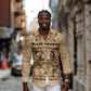 Black Cowboy Long Sleeve Button Shirt African American Black History Western Grunge - African Pride