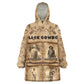 Black Cowboy Wearable Blanket Hoodie African American Black History Western Grunge - African Pride