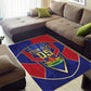 Custom Afro-Haitians Football Area Rug Haitian Palm Tree Unique Style