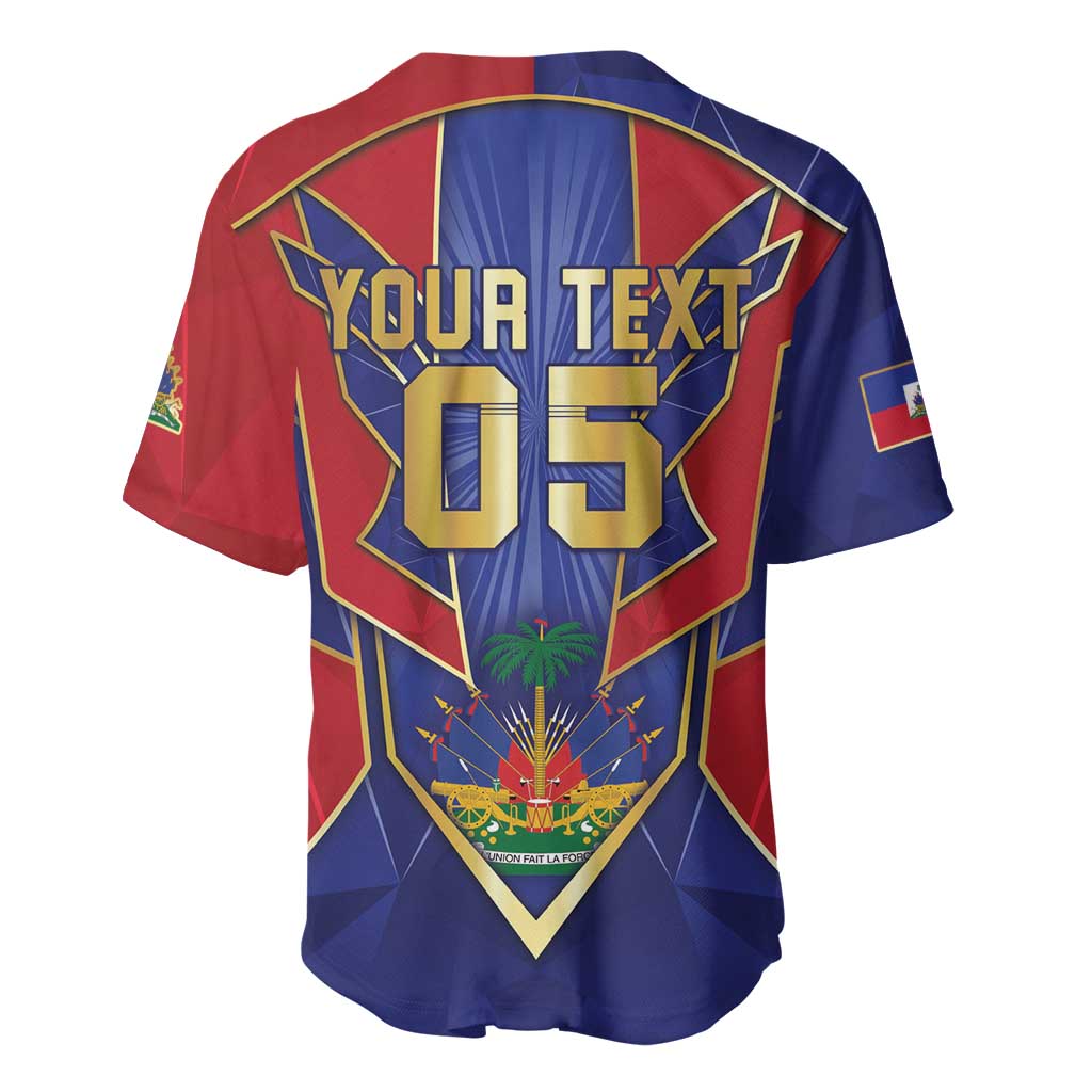Custom Afro-Haitians Football Baseball Jersey Haitian Palm Tree Unique Style