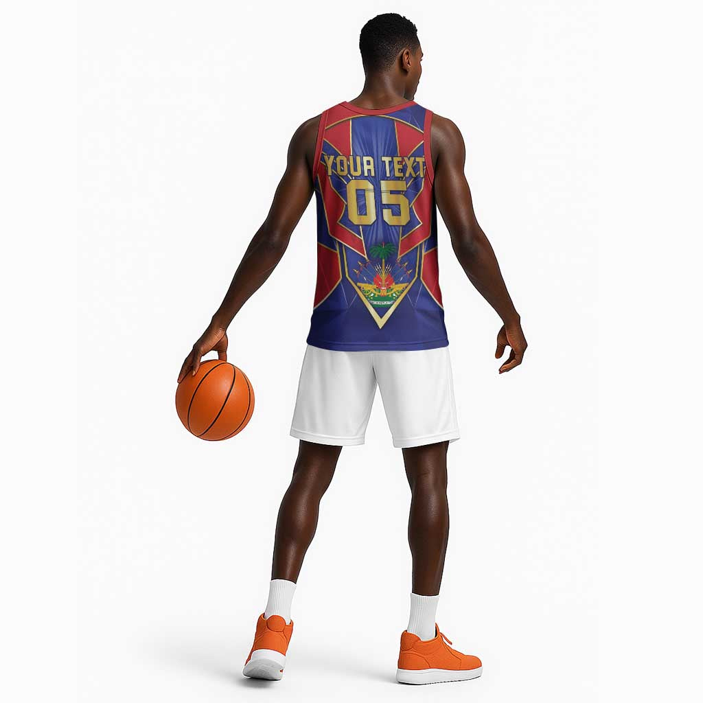 Custom Afro-Haitians Football Basketball Jersey Haitian Palm Tree Unique Style