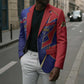 Custom Afro-Haitians Football Blazer Haitian Palm Tree Unique Style