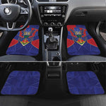 Custom Afro-Haitians Football Car Mats Haitian Palm Tree Unique Style