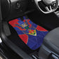 Custom Afro-Haitians Football Car Mats Haitian Palm Tree Unique Style