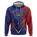 Custom Afro-Haitians Football Hoodie Haitian Palm Tree Unique Style