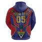 Custom Afro-Haitians Football Hoodie Haitian Palm Tree Unique Style